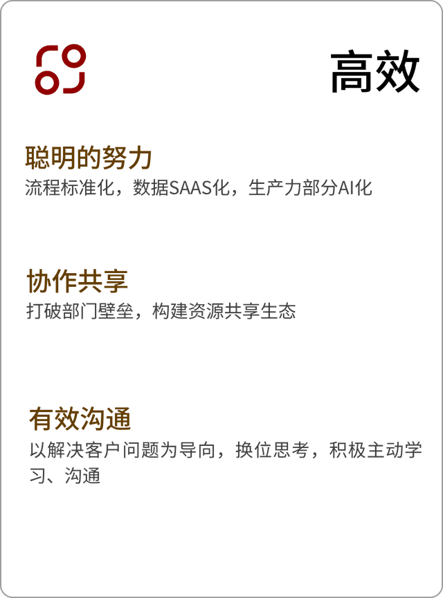 企业价值观-高效