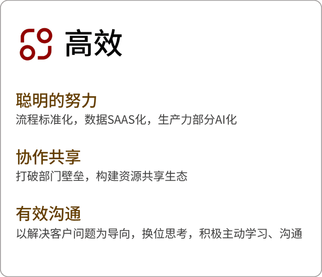 企业价值观-高效